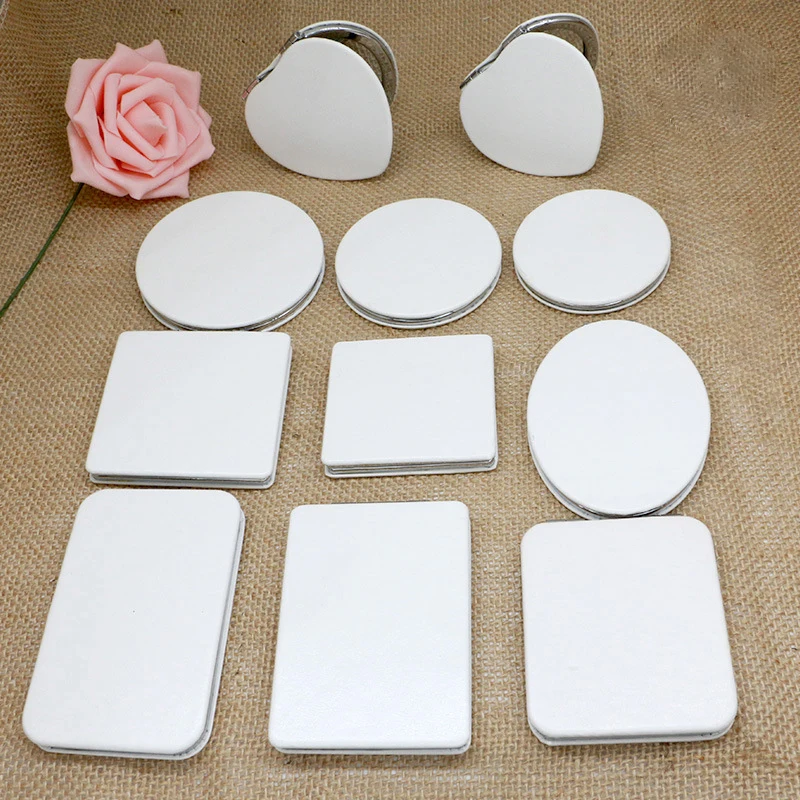 Makeup Mirror Youhaken Personality Makeup Compact Pocket Mirror Photo Portable Folding Men Women Girls Travel Purse Mirror NA01