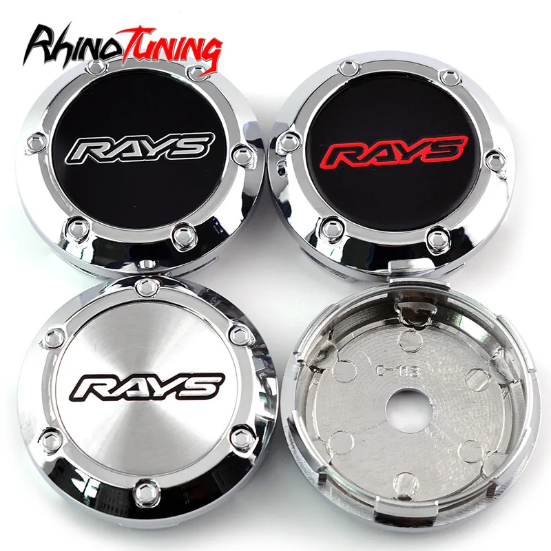 

4pcs 66mm 62mm Rays Center Caps Hub Volk Racing CE28 Car Hood Emblems Hub Hubcap for Rims Cover