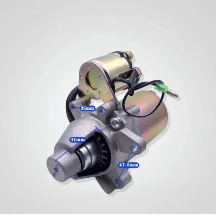 2 кВт электрические пусковые наборы для HONDA GX160 GX200 и т. д. 3 кВт корпус генератора стартер двигателя маховик заряд катушки переключатель DIY установка - Цвет: Хаки