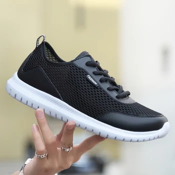 

2020 Shoes Men Casual Breathable Sneakers Comfortable Lightweight Mens Mesh Shoes Summer Fashion Male Footwear Large Size 38-48