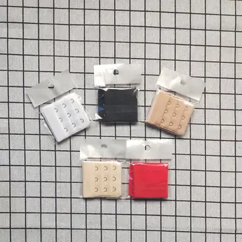 

3 Hooks 3 Rows Women Ajustable Intimates Lengthened Bra Hook Buckle Bra Extenders Strap Bra Extension Belt