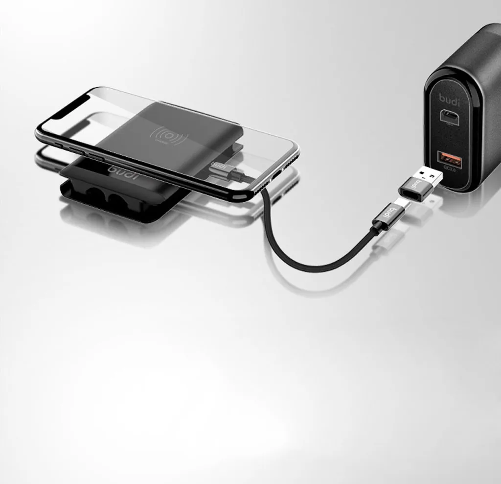 Кабель для зарядки micro Многофункциональный преобразователь данных беспроводной зарядное устройство Универсальное портативное хранилище L819