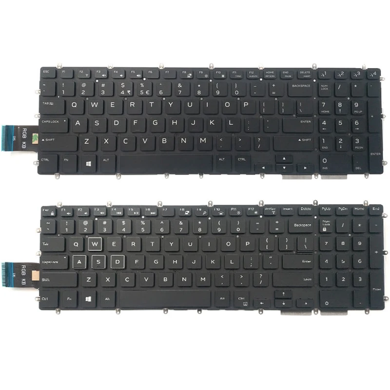 

Original New Backlit Keyboard For 2018 2019 Dell Alienware M17 ALW17M M15X M15 ALW15M R1 P79F P79F001 laptop US