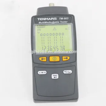 

Tenmars Multimedia LAN cable Tester TM-903 TM903 Handheld Network Cable Tester of RJ-45