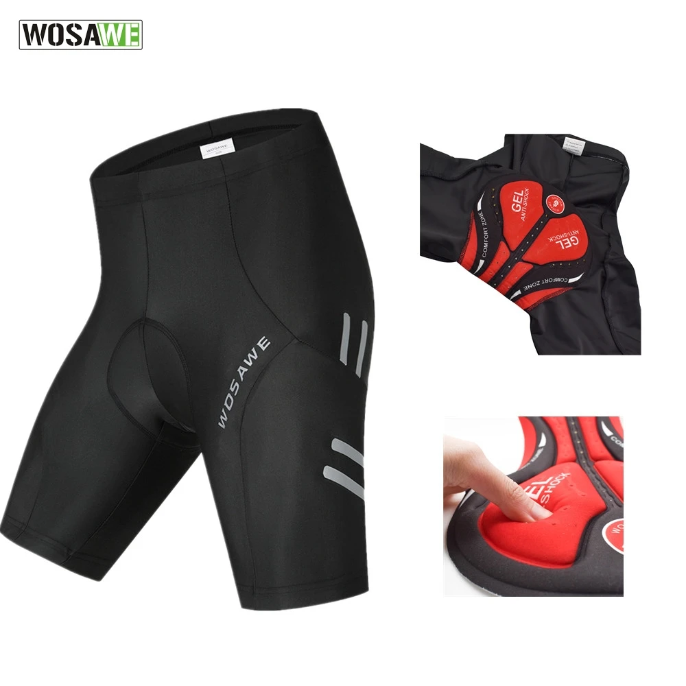 Bicycle Shorts Tights Road-Bike WOSAWE Ropa-Ciclismo Women Padded Reflective Shockproof