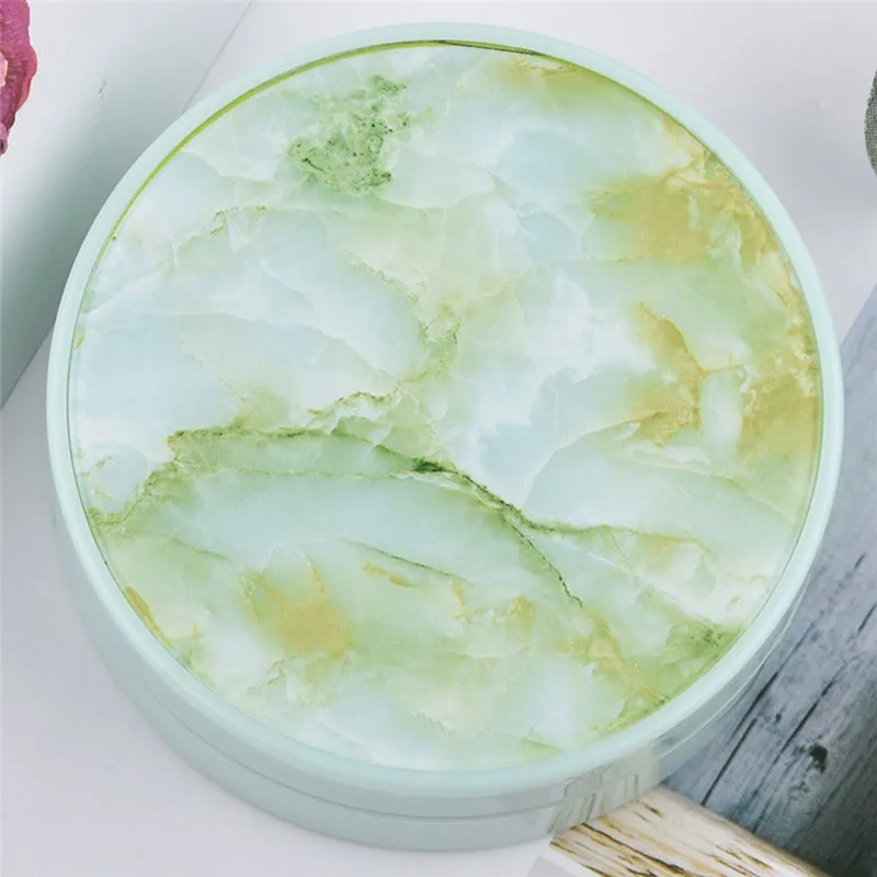 PINKSEE, Мраморная полоса, футляр для контактных линз, унисекс, Круглый, сделай сам, для ухода за контактными линзами, коробка, портативный держатель для путешествий, очки, контейнер для хранения в жидкости