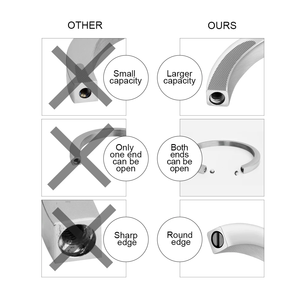 SOITIS Модный популярный браслет урна Серебряный наполнитель пепел памятный сувенир для кремации Выгравированная манжета браслет ювелирный подарок