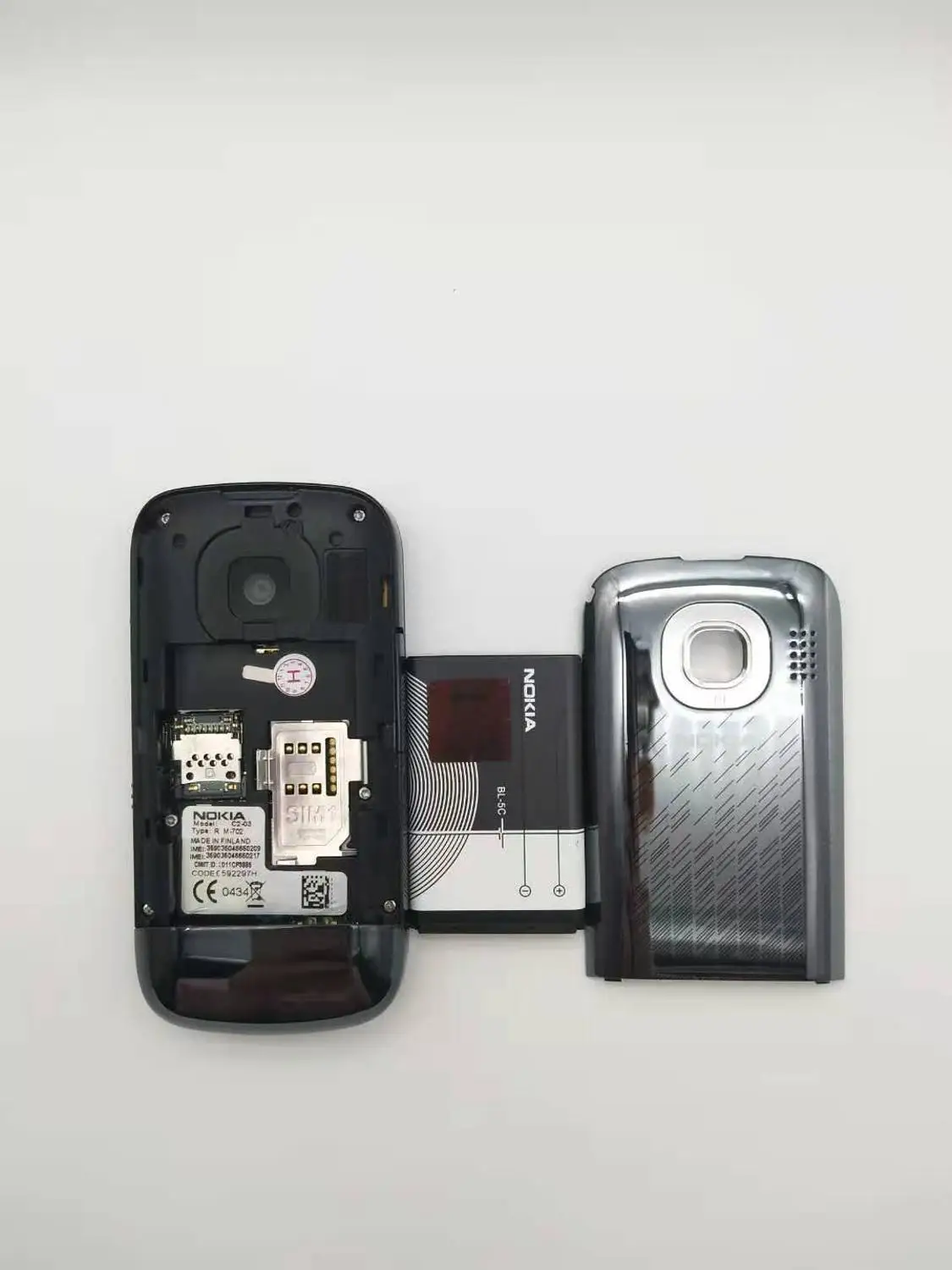 100% Original Nokia C2-03 Unlocked Dual Sim card 2