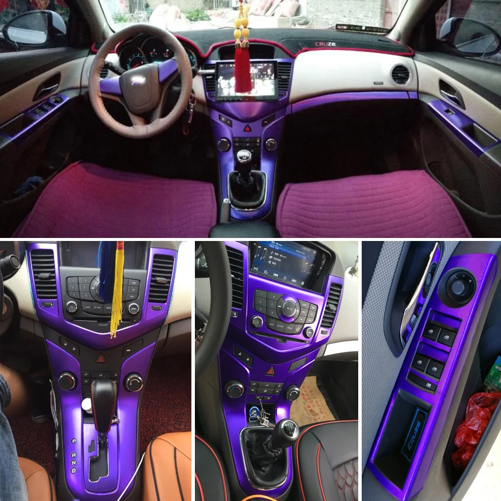 

Для Chevrolet Cruze внутренняя Центральная панель управления дверная ручка 3D/5D наклейки из углеродного волокна наклейки аксессуары для стайлинга автомобилей