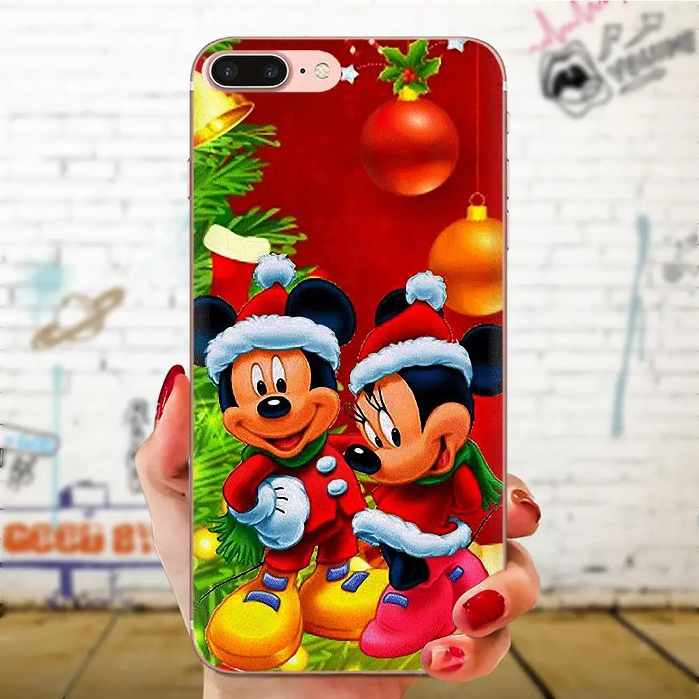 Новогодний мягкий протектор мыши для Xiaomi Redmi Mi 4 7A 9T K20 CC9 CC9e Note 7 9 Y3 SE Pro Prime Go