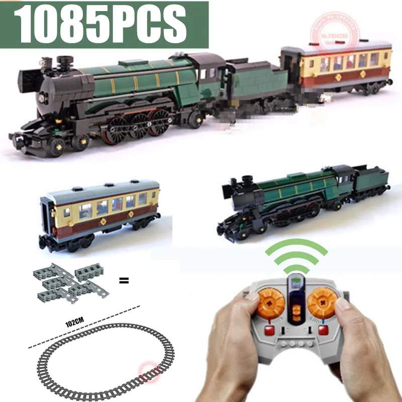 Новый моторизованный RC Мотор силовой функции Technic изумрудная ночь поезд Fit 10194