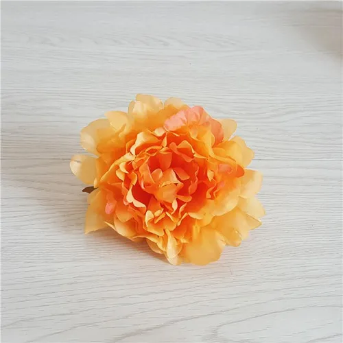 color 8 DIY 15cm Artificial Flowers Silk Peony Flower Heads Wedding Party Decoration Supplies Simulation Fake Flower Head Home Decor - Цвет: color 8