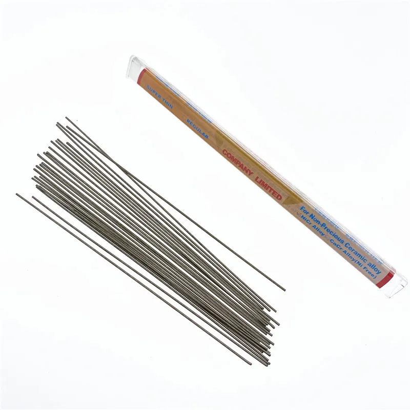 Varilla de soldadura de alta temperatura, producto de laboratorio Dental, aleación NiCr para soldadura PFM