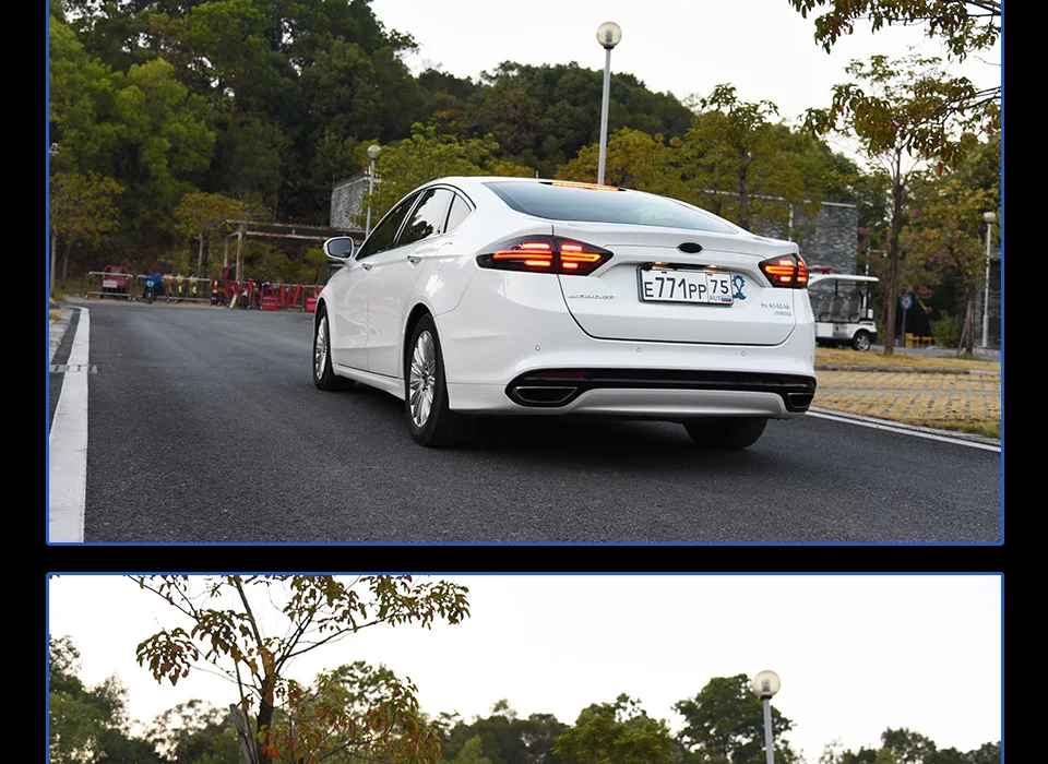 Задний фонарь для автомобиля Ford Fusion 2013- Mondeo светодиодный задний светильник s противотуманный светильник s дневной ходовой светильник DRL тюнинг автомобильные аксессуары