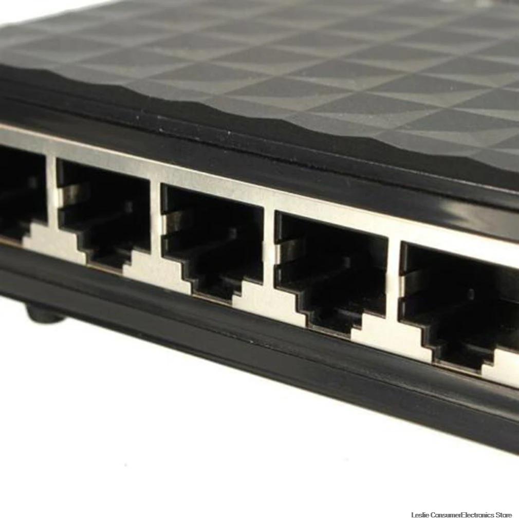Практичный Прочный Мини сети Ethernet настольный коммутатор 5 Порты и разъёмы 10/100 Мбит порт Lan быстрая Интернет концентратор штепсельная вилка стандарта США