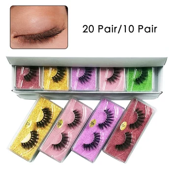 

Wholesale Eyelashes 10/20 pcs 3D Mink Lashes Natural Mink Eyelashes Wholesale False Eyelashes Makeup False Lashes In Bulk