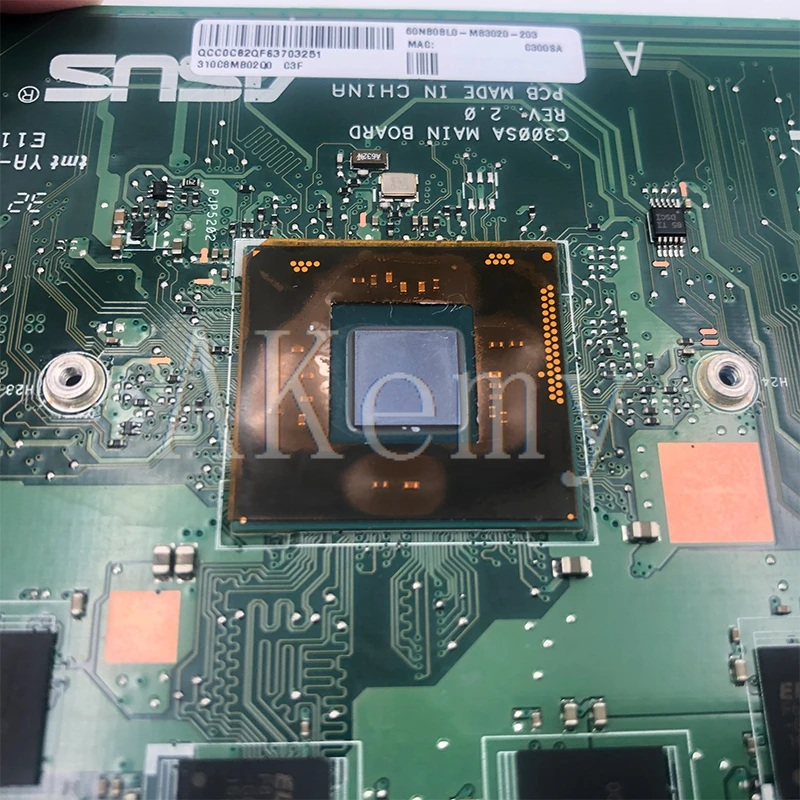 SAMXINNO C300SA для For Asus Chromebook C300S Laotop материнская плата W/N3060U 4 Гб ОЗУ 32 г SSD|Материнские