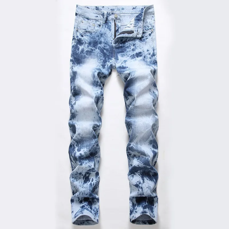 

Blue Skinny Jeans Men Spring Summer Stretch Slim Jean Pants High Quality Mens Cotton Casual Denim Jeans Long Jean Pants Size