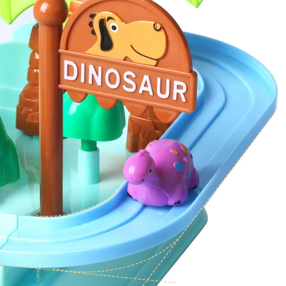 Горячая динозавр автомобиль трек развивающие игрушки с Dinosuar рождественские день рождения подарки для детей LBV