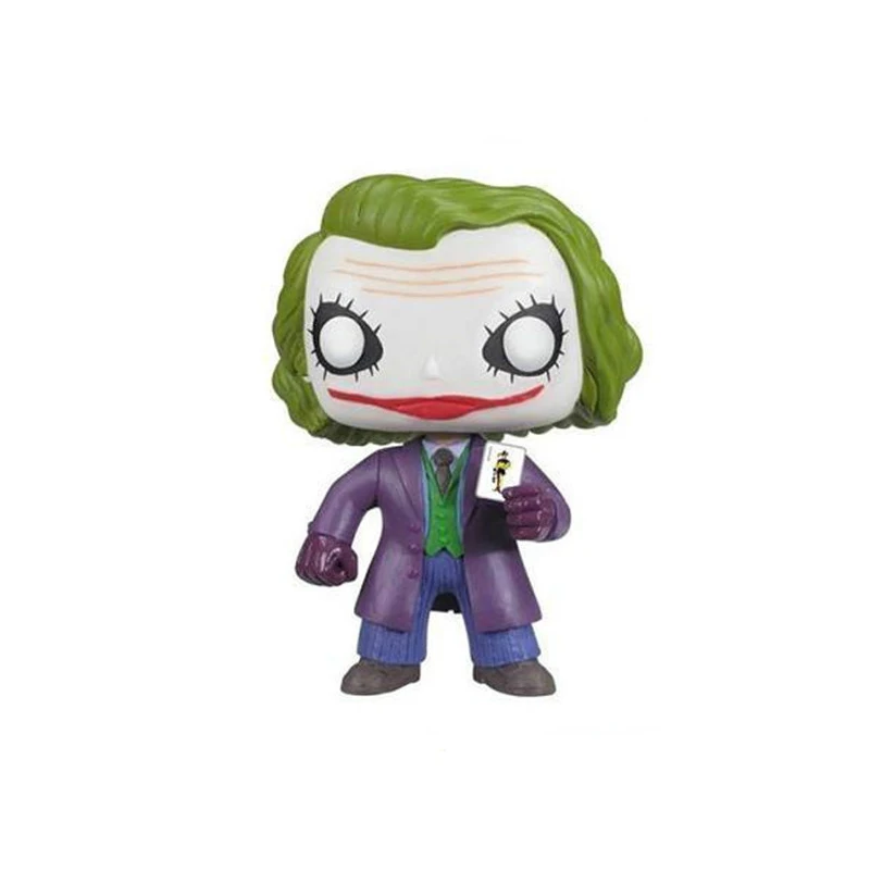 FUNKO POP Бэтмен и Джокер 36# Виниловая фигурка brinquedos собранная модель игрушки для детей подарок на Рождество и день рождения - Цвет: Белый