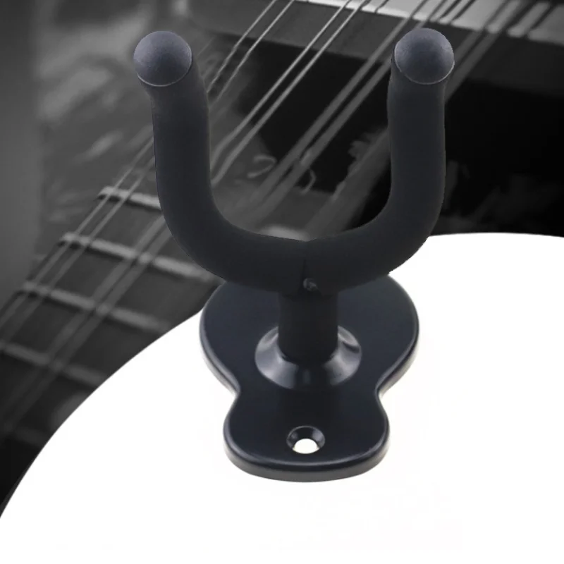 Gancho de suspensión de Metal para guitarra, soporte antideslizante de montaje en pared para ukelele, violín, bajo, accesorios para instrumentos