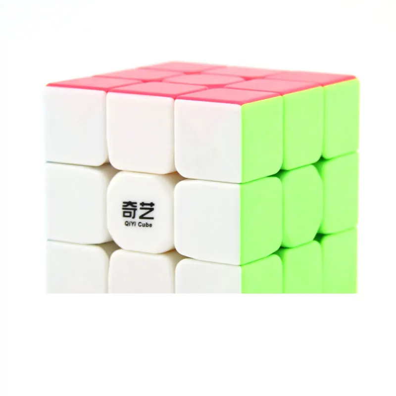 QiYi Warrior W 3x3x3 волшебный куб MoFangGe 3x3 Cubo Magico Профессиональный Neo скоростной куб головоломка антистрессовые игрушки для детей - Цвет: Stickerless