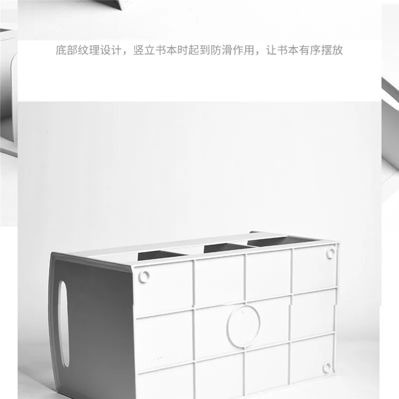 Desktop Office Document Organizer Study Room Dormitory Desk Book Storage Rack #4g08 (5)