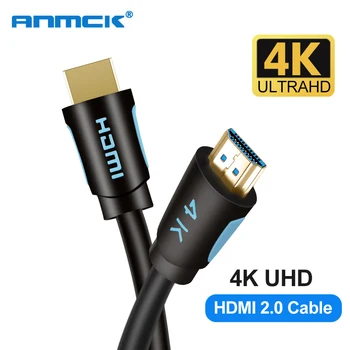 

Anmck HDMI Cable 4K 60Hz 2.0 Version 1.5m 3m 5m 10m Support ARC HDR 3D Male to Male for Splitter Switch PS4 TV Box Projector