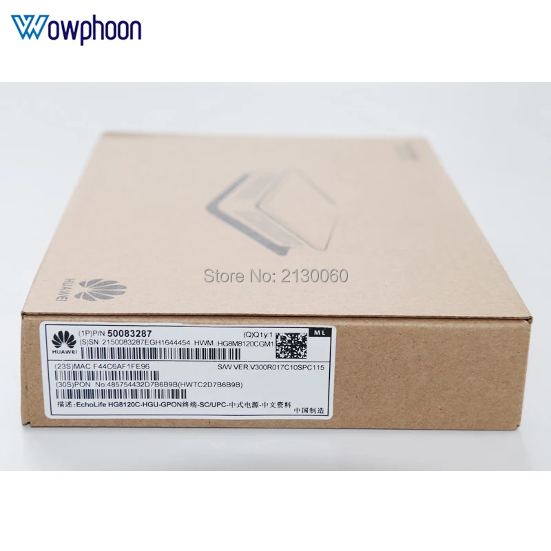 Huawei HG8120C 1GE + 1FE 1 порт FTTH GPON ONU волоконный модем Viop TEL маршрутизатор|Оптоволоконное