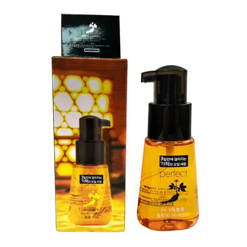 70ml Эфирное масло Питательное для кожи головы против высыхания осветляет цвет волос средство для восстановления волос гладкий Уход за волосами - Цвет: 70ml