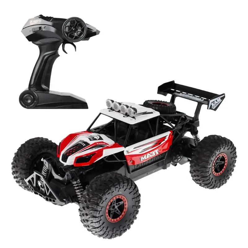 Красный 1:16 2,4G пульт дистанционного управления 2WD 20 км/ч RC автомобили высокоскоростной электрический внедорожник 090B - Цвет: Красный