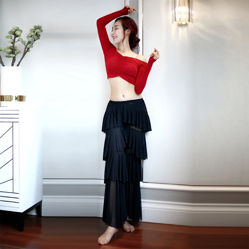 2 pieces top pats Танец живота Восточный живот baladi индийские восточные дезерты волосы качели танцевальные костюмы браллет и юбка на поясе платье комплект одежды - Цвет: 2 pieces top pats