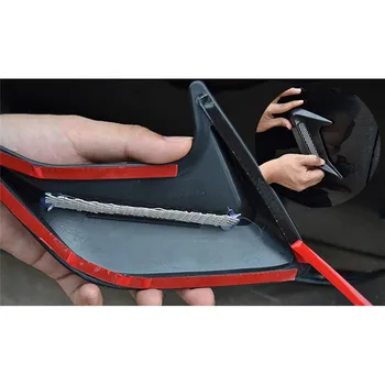 

Car Auto Side Vent Air Flow Fender Intake Sticker 2pcs Car Simulation Side Vents Decorative