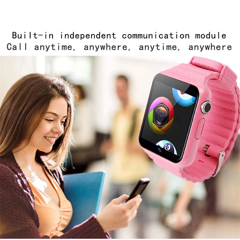 696 V7W Smart Watch SIM Camera Smartwatch For Android Smartphone touch screen MTK6572
