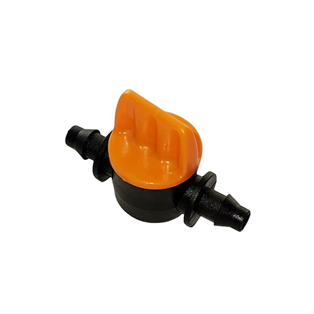 10Pcs 4/7mm Hose Miniature Valve Garden Irrigation Waterstop Connector Agriculture System Watering Quick Coupling Barbed Switch | Дом и сад