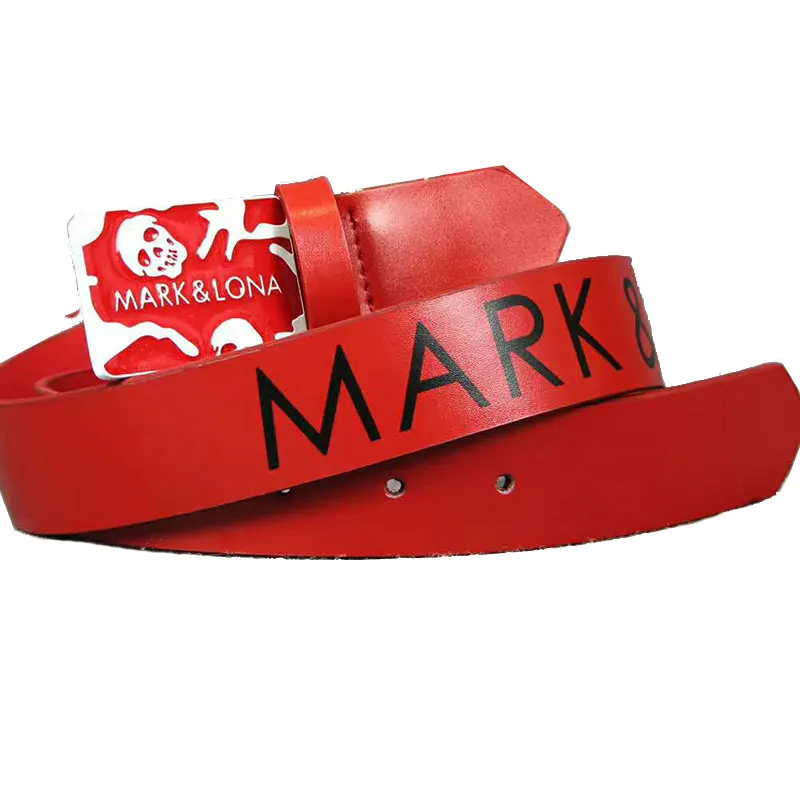 Men's Golf Leisure Sports Belt Fashion Personality Alloy Buckle Head Layer Cowhide Length Can be Cut Luxury Accessorie | Аксессуары