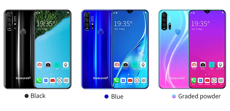 R30 Pro Smartphone Android 4G Cellphones 6.3 Inch Dual Sim Unlocked Mobile Phone Water Drop Screen