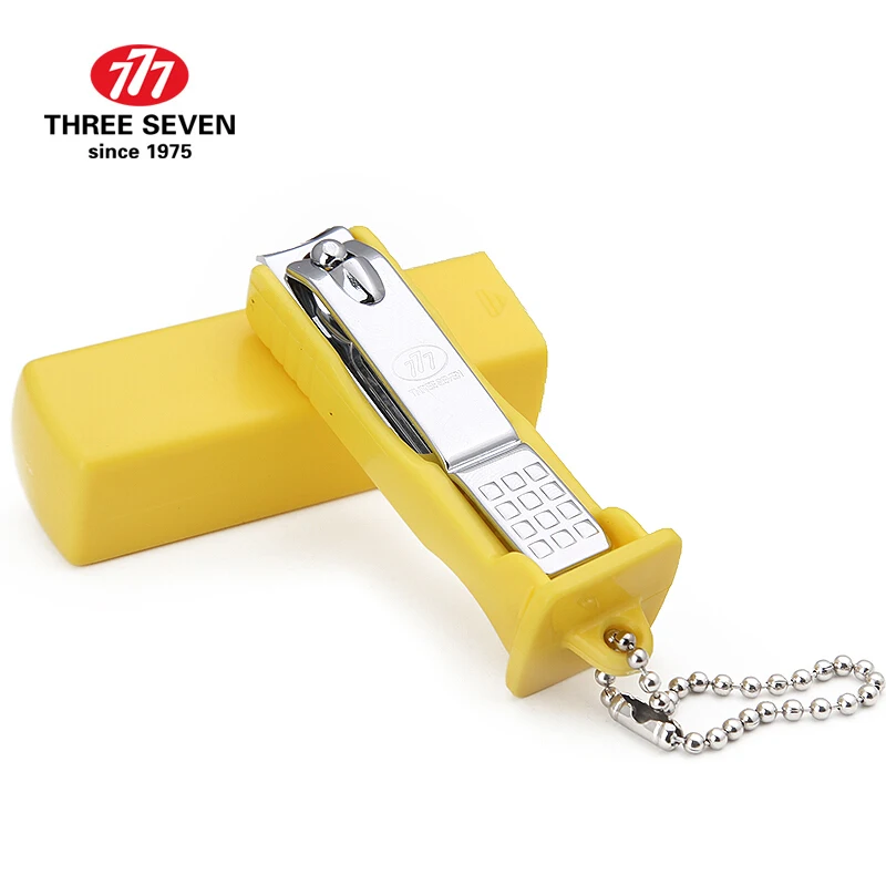 THREE SEVEN/777 Portable Nail Clippers Manicure Scissors Fingernail Cutters Pedicure Nail Tools Trimmers with Box M-Size