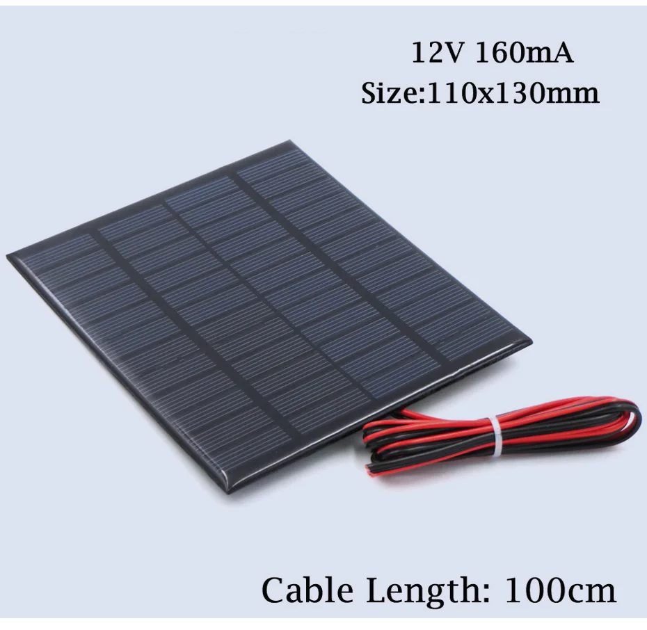 9 в 12 В 18 в Солнечная капельная панель мини солнечная панель своими руками аксессуары+ провода