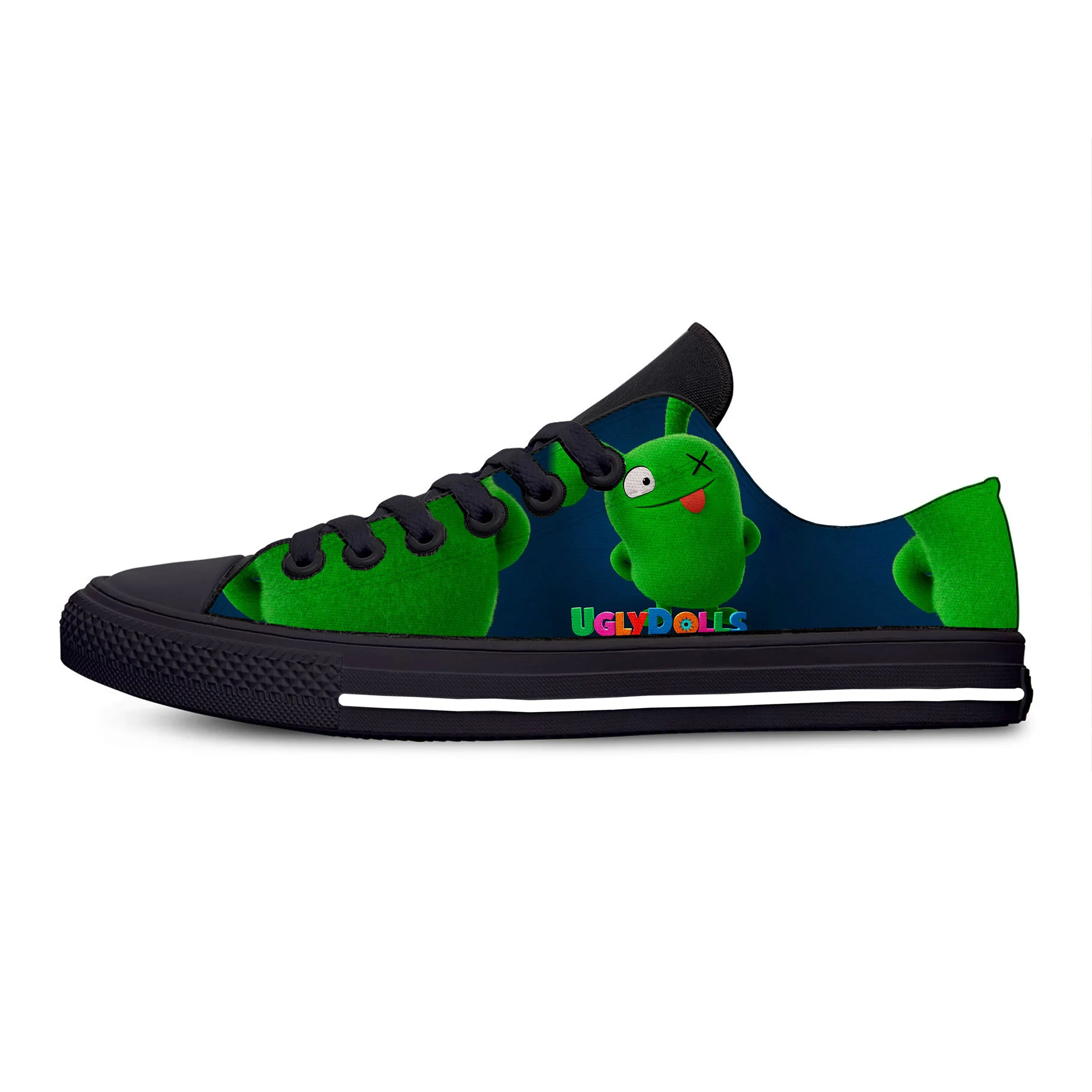 

Cartoon UglyDolls Shoes Lace Up Breathable Shoes Canvas Fashion Lightweight Sneakers for Women Men