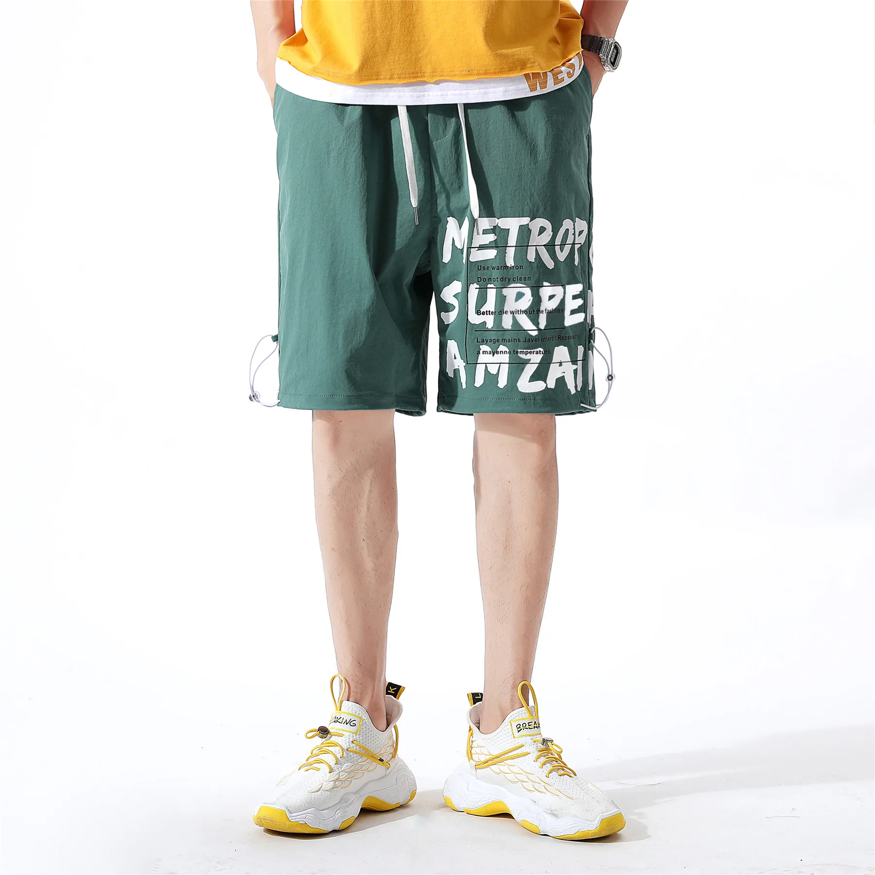 Summer Man Knee Length Beach Shorts