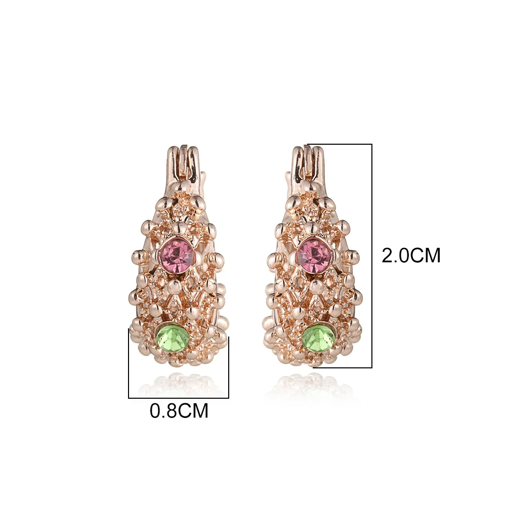 L700029E-001 Viennois, Золотые серьги в виде колец геометрической формы для женщин, Вечные золотые повседневные серьги, модное ювелирное изделие - Окраска металла: L700029E-001