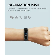 M4 смарт-браслет цветной экран фитнес-трекер часы спортивный браслет пульсометр кровяное давление монитор смарт-ленты здоровье браслет