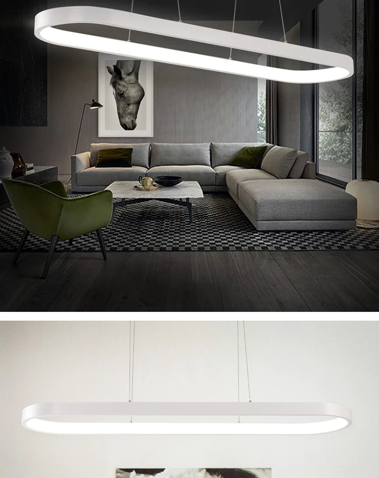 Led люстра постмодерн минималистский led кольцо «подсвечник» Nordic творческая гостиная столовая светящаяся гирлянда огни