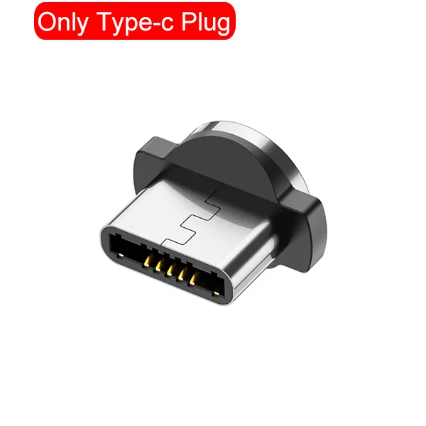 Suntaiho Магнитный зарядный кабель Micro USB кабель для iPhone 11 Pro samsung Xiaomi Быстрая зарядка usb type C светодиодный кабель для зарядки - Цвет: Olny Type-C plug