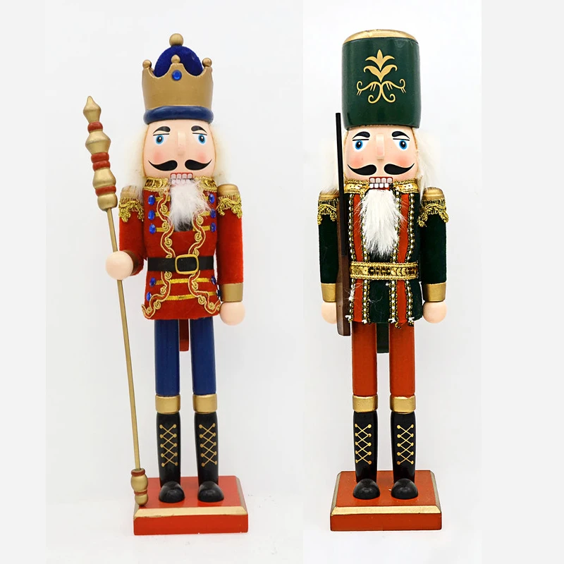 

38CM home decoration accessories the nutcrackers Wood puppet for room decoration nutcrackers for christmas decorations for home