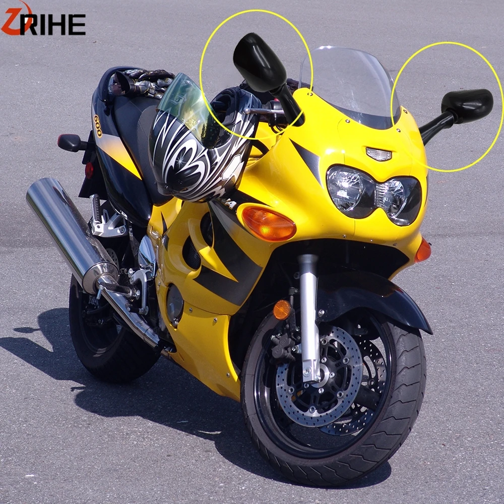 1 пара зеркал заднего вида для мотоцикла, боковое зеркало заднего вида для Suzuki GSX600F gsx600f 1998 1999 2001 2002 GSX 750 F