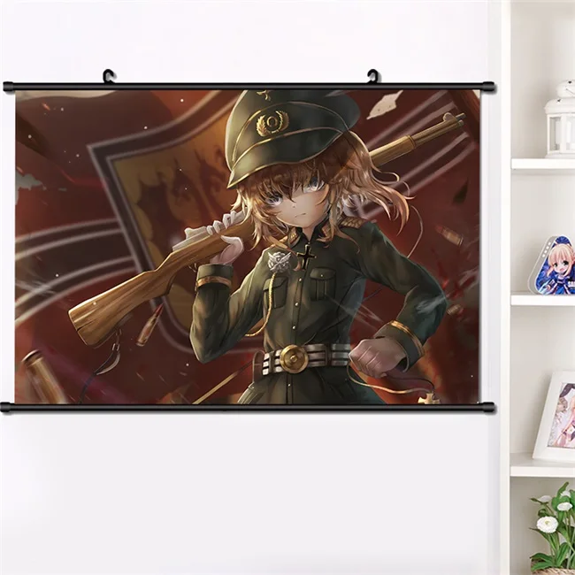 Аниме Youjo Senki Saga of Tanya the Evil Tanya Degurechaff настенный постер манга настенный постер для декорации дома 40*60 см - Цвет: O
