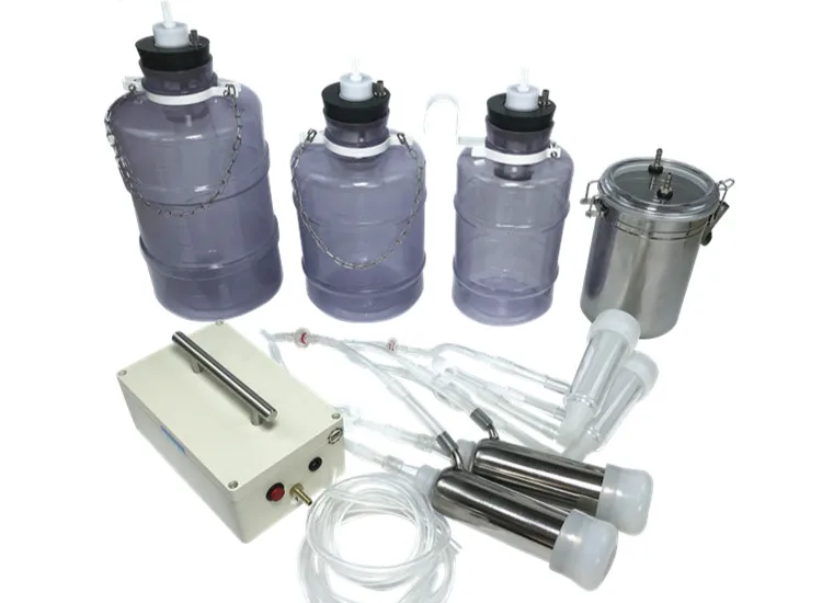 1pcs Electric Milking Machine Cow Goat Sheep Milker Dual Vacuum Pump