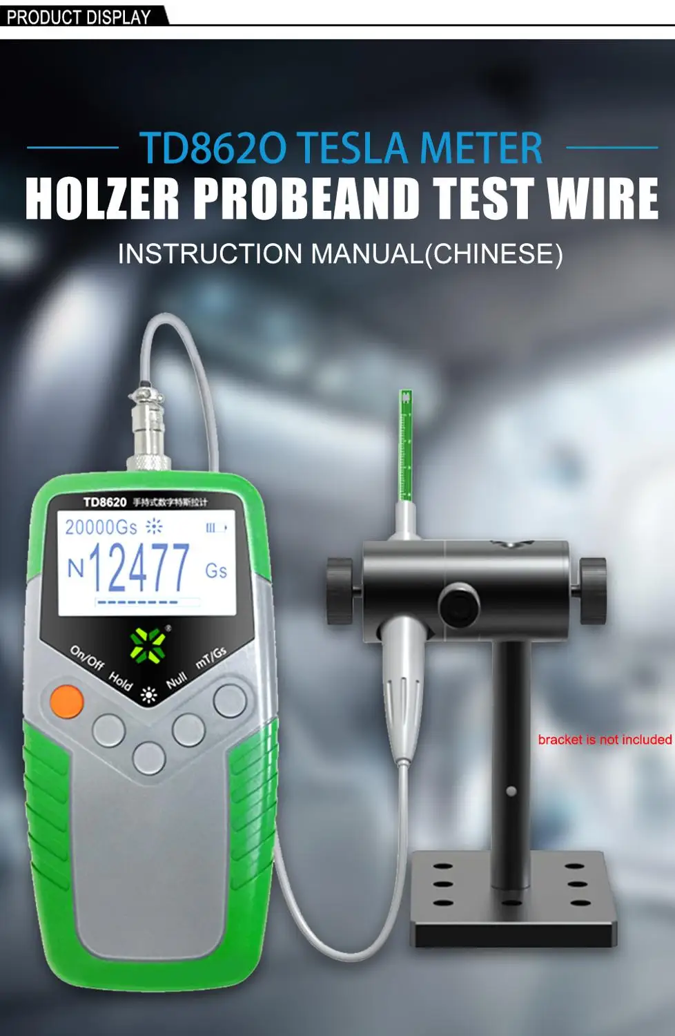 Permanent Magnet Gauss Meter Handheld Digital Tesla Meter Magnetic Flux Surface Magnetic Field Test 5% Accuracy Dop Ship
